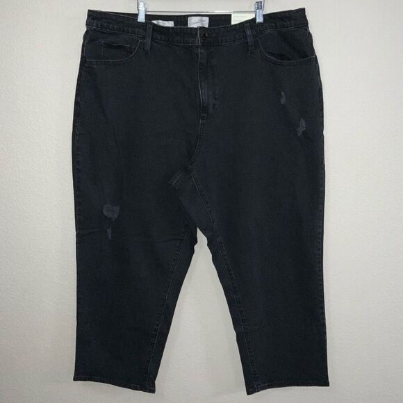 Universal Thread Black Vintage Straight Jeans size 24W - Picture 2 of 8